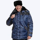Куртка "Полюс-2" синяя с черным
