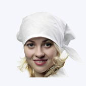 Косынка белая